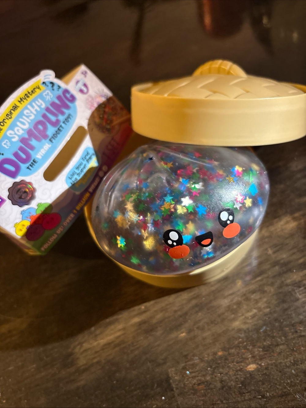 Glitter Surprise Toy - Gold & Multicolor rear RMS dumpling